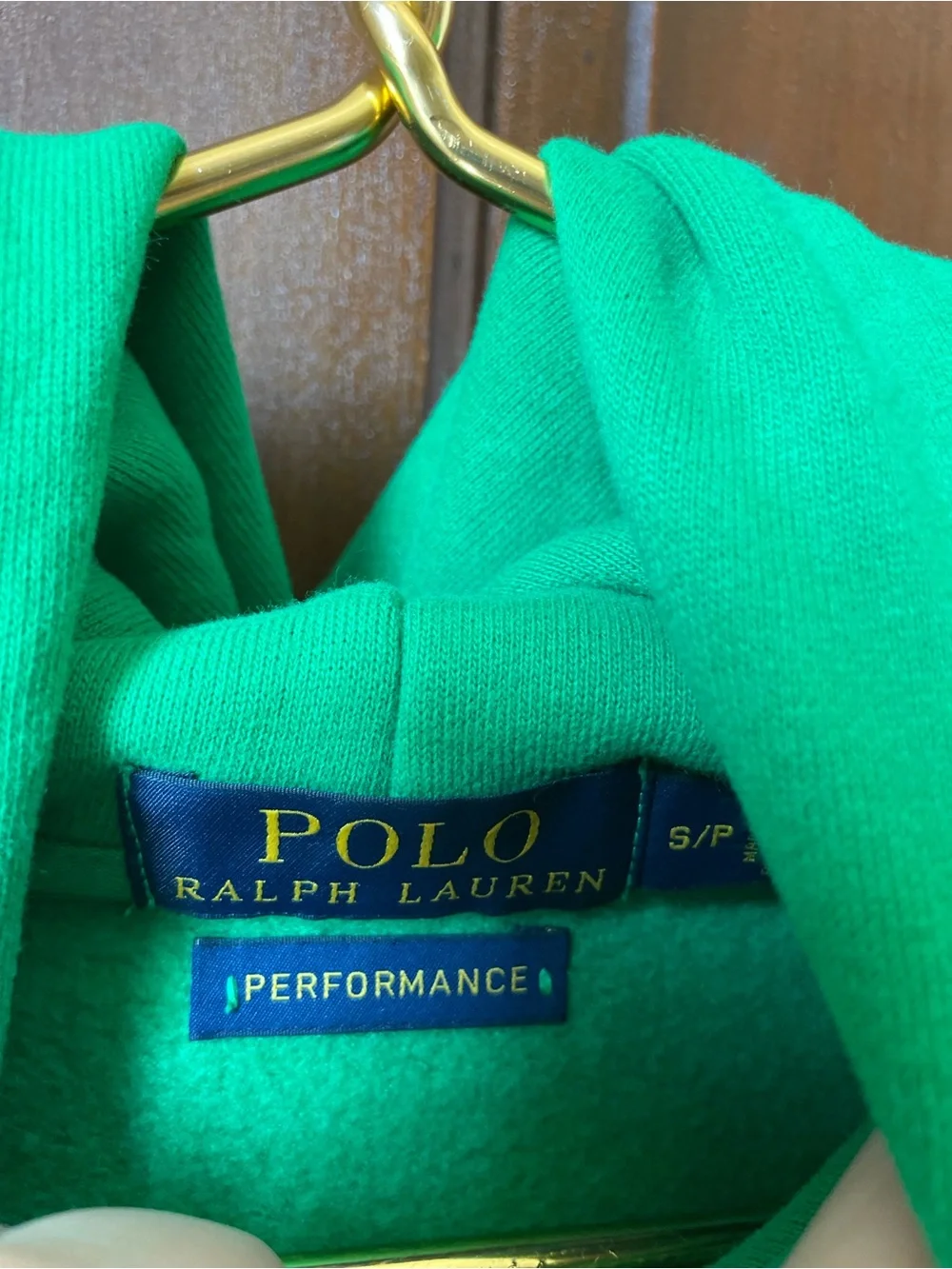 Polo Ralph Lauren men's small green hoodie